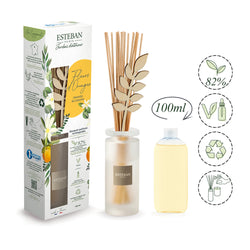 【香りが選べるギフト】インテリアガーデンナチュール ラタンブーケディフューザー