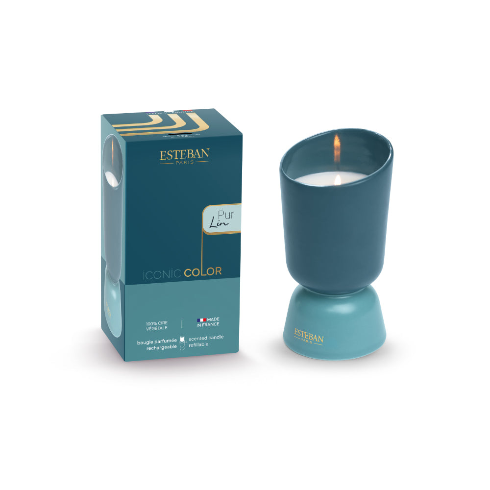 ピュアリネン コバルト キャンドル220g – ESTEBAN