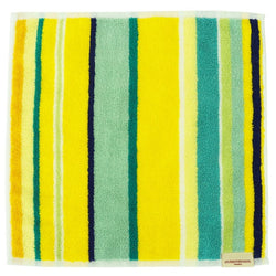 【LES TOILES DU SOLEIL】タオルハンカチ(シトロネル ジョンヌ アシッド ターコイズ)