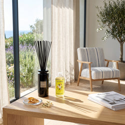 ≪送料無料&Wポイント≫ラタンブーケディフューザー&リフィルセット