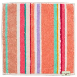 【LES TOILES DU SOLEIL】タオルハンカチ(マカロン ペタル ブラン)