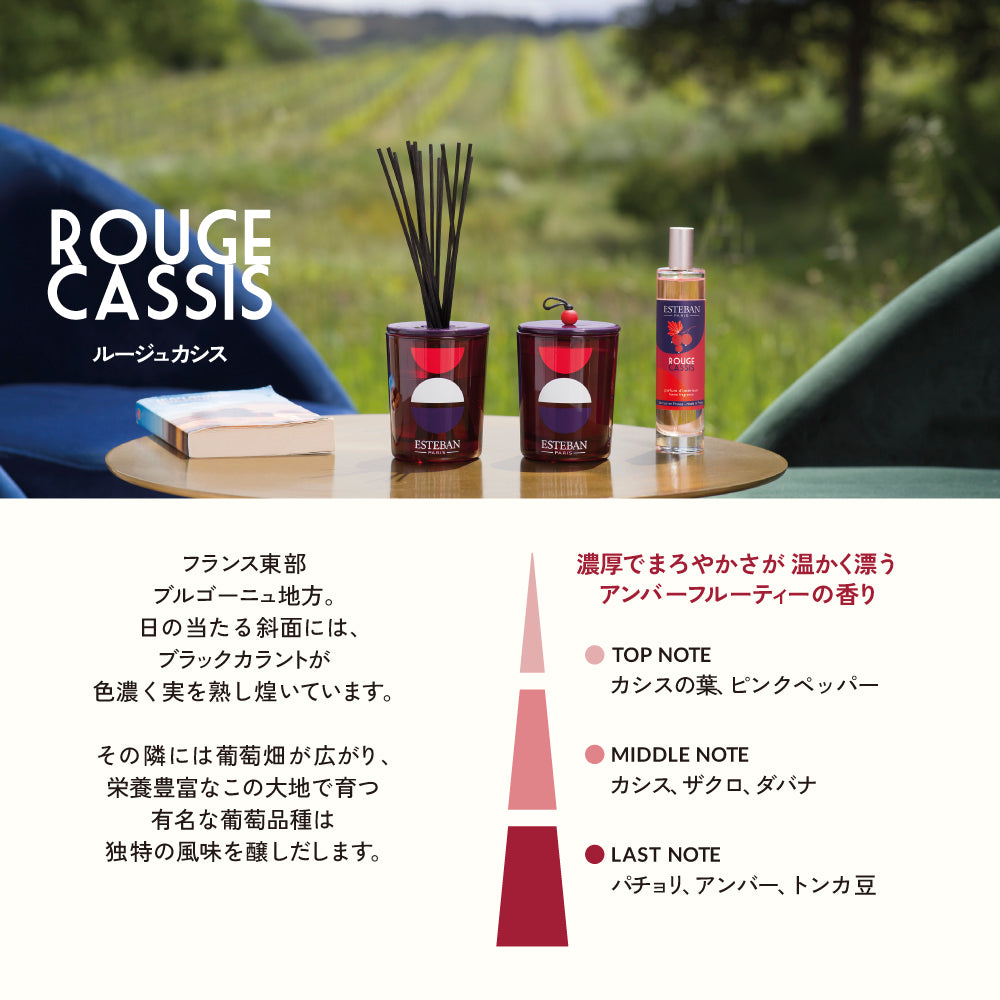 ルージュカシス ルームスプレー75ml – ESTEBAN