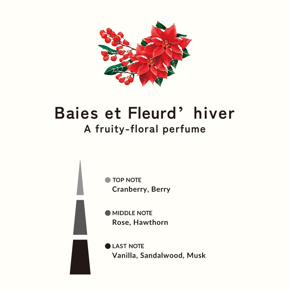 ベリー&ウィンターフラワー キャンドル 180g