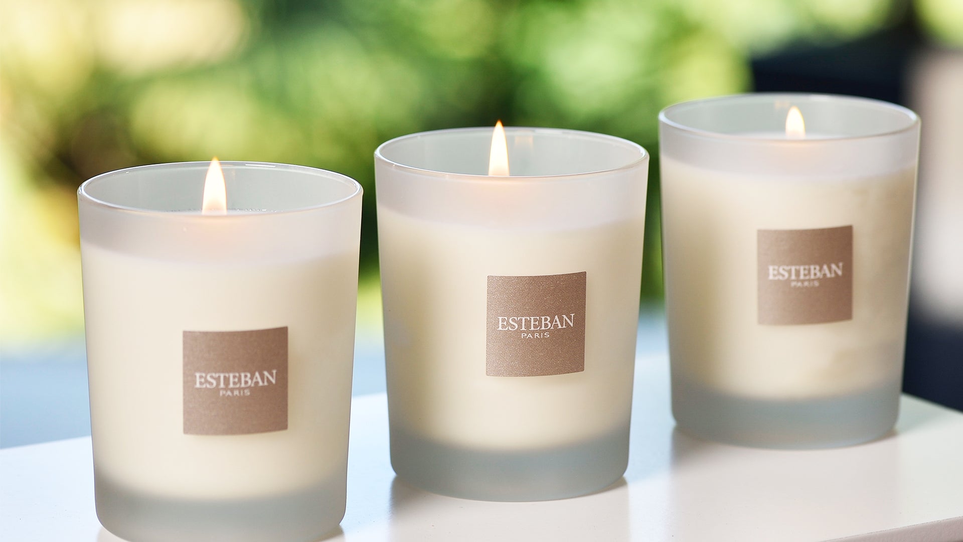 ESTEBAN レセゾン　ヴィンヤードピーチ　キャンドル　ロウソク　桃の実の香り　フランス製　未使用品