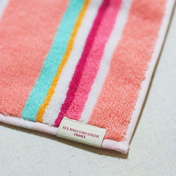 【LES TOILES DU SOLEIL】タオルハンカチ(シトロネル ジョンヌ アシッド ターコイズ)