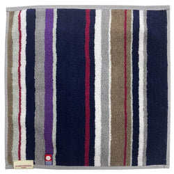 【LES TOILES DU SOLEIL】タオルハンカチ(プチ ジュピター マリン トープ)