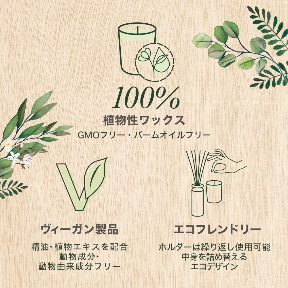 インテリアガーデンナチュール オレンジ&グリーンティー